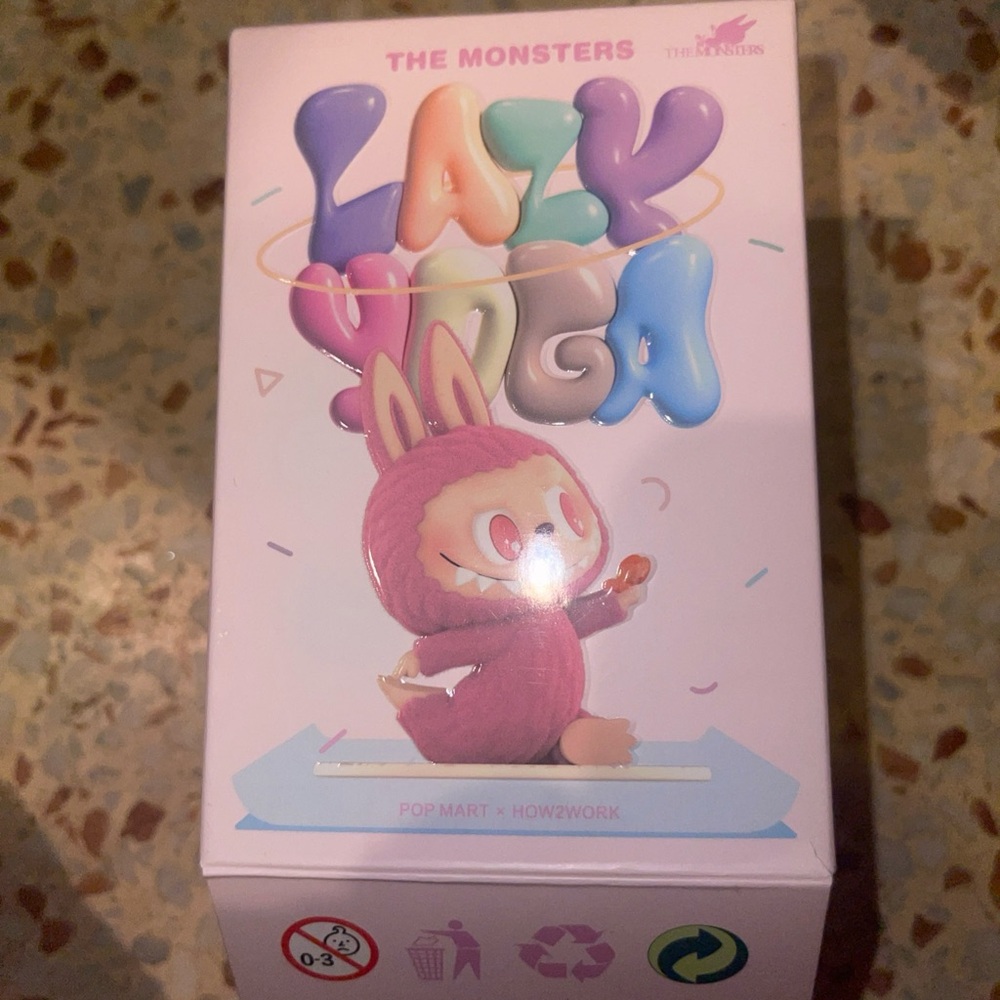 The Monsters Lazy Yoga Toy by - Pink